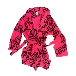 PINK hot pink robe